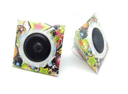 4C print foldable speaker