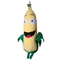 Yellow Sweet Corn Mascot