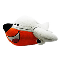 Cute Aeroplane Mascot Plush