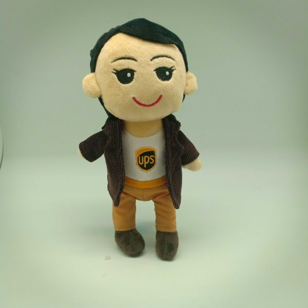 UPS plush girl