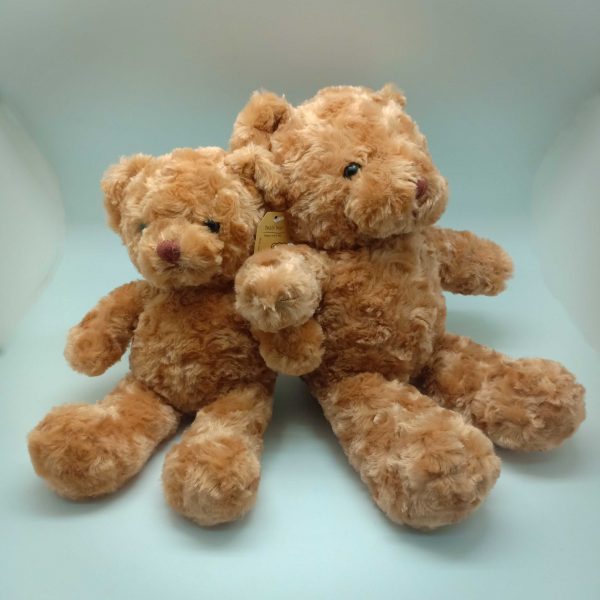 Bubble stock plush bear brown