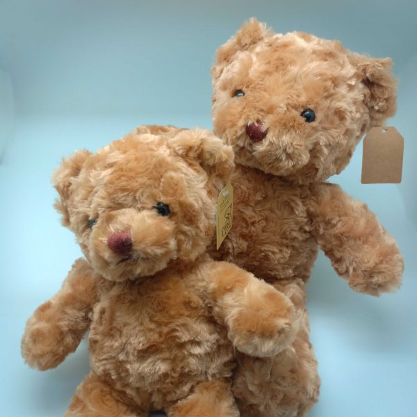 Bubble stock plush bear brown rosy