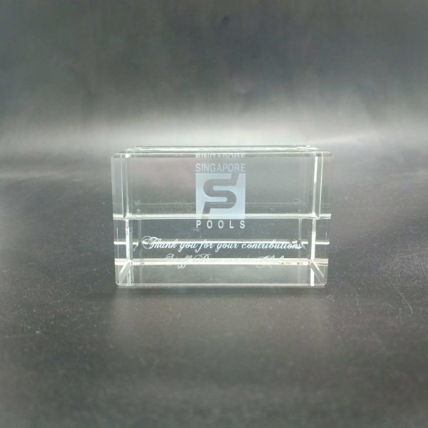 crystal card holder