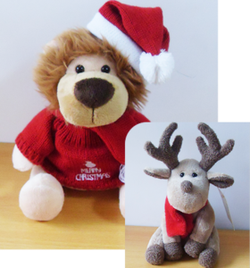 christmas theme soft toy