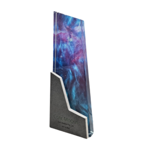 Galaxy Night Sky Crystal Corporate Trophy